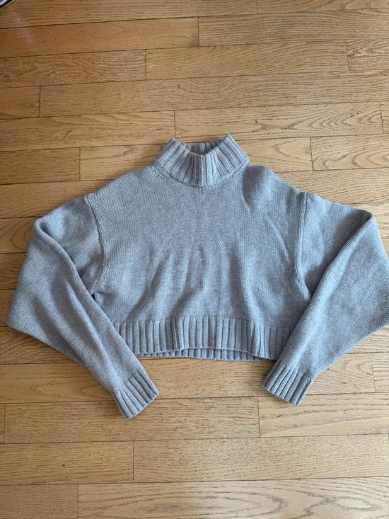 Wilfred Sweaters - Aritzia Wilfred Free Harper 100% Merino Wool Cropper Sweater